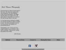 Tablet Screenshot of dickthomasphotography.com
